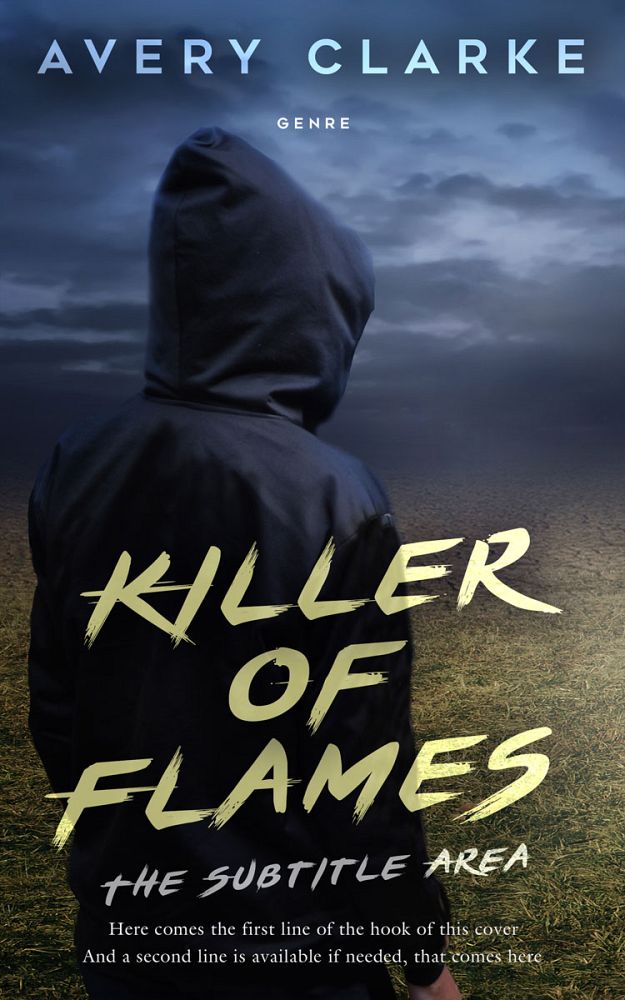 Front view of Shark #30386 - Premade Teen & Young Adult Book Cover | BookCoverZone