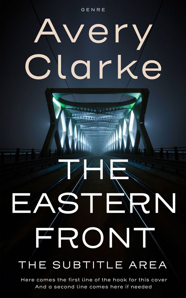 Front view of Bunker #30527 - Premade Mystery & Thriller & Suspense Book Cover | BookCoverZone