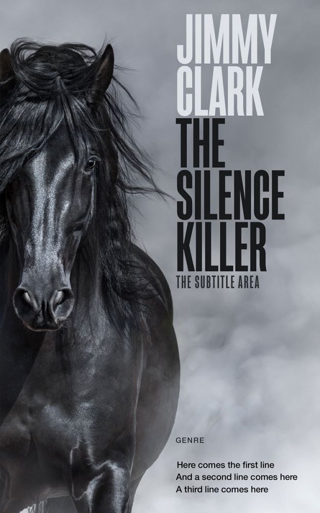 Front view of Shark #30544 - Premade Western Book Cover | BookCoverZone
