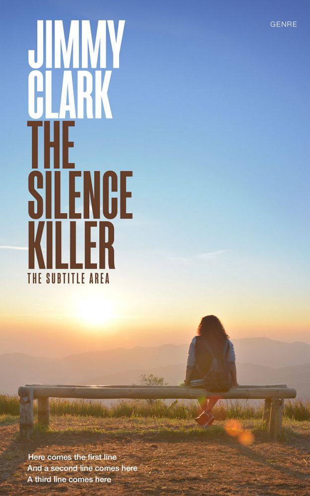 Front view of Rock Blue #30552 - Premade Travel Book Cover | BookCoverZone