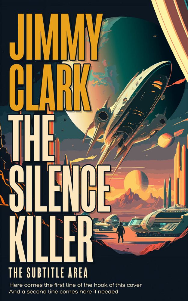 Front view of Outer Space #30597 - Premade Mystery & Thriller & Suspense Book Cover | BookCoverZone