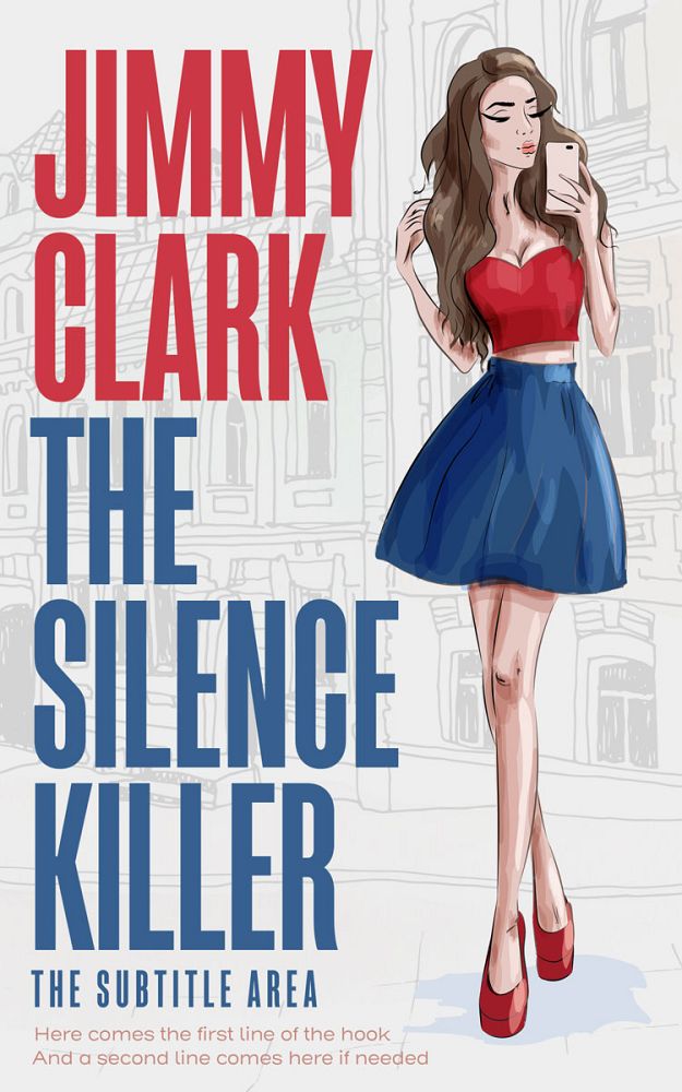 Front view of Chambray #30598 - Premade Self-Improvement & Self-Help Book Cover | BookCoverZone