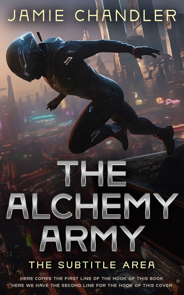 Front view of Thunder #30961 - Premade Science Fiction Book Cover | BookCoverZone