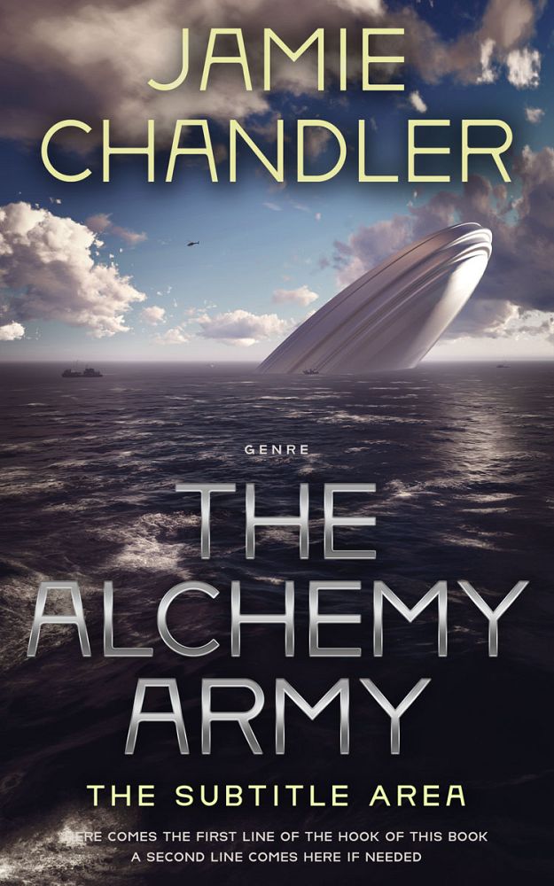 Front view of Charade #30972 - Premade Science Fiction Book Cover | BookCoverZone