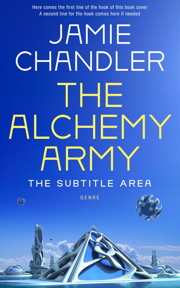 Front view of Cerulean Blue #30976 - Premade Science Fiction Book Cover | BookCoverZone