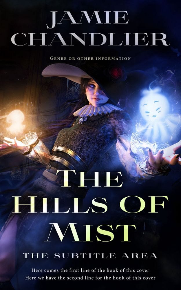 Front view of Silver Rust #31072 - Premade Fantasy Book Cover | BookCoverZone