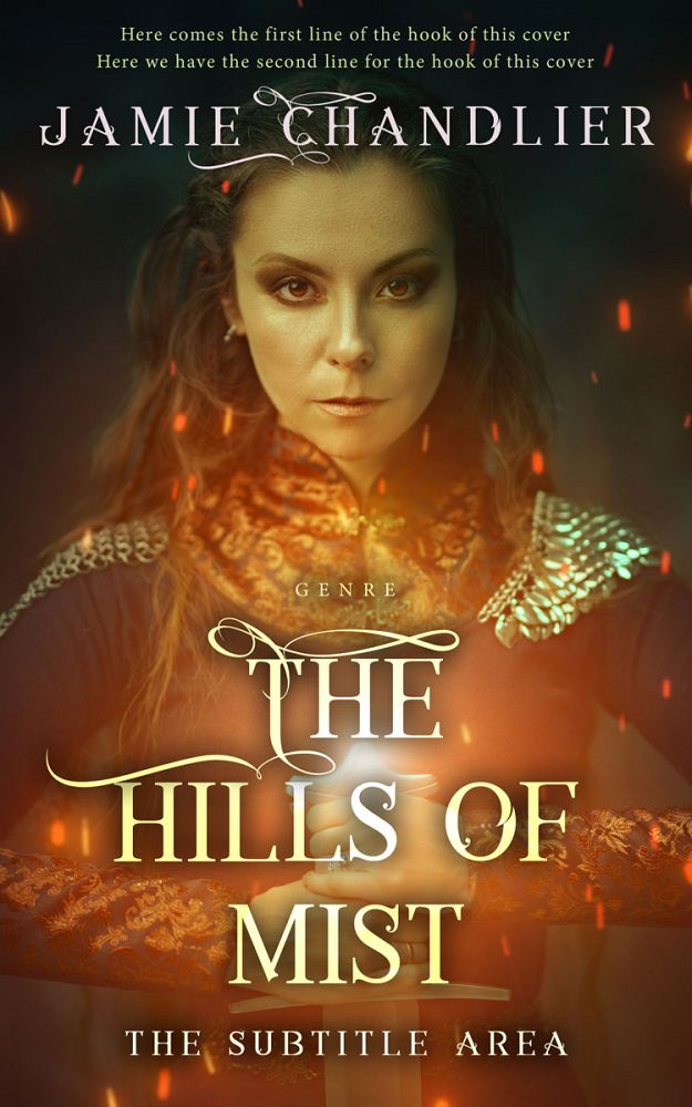 Front view of Walnut #31200 - Premade Fantasy Book Cover | BookCoverZone