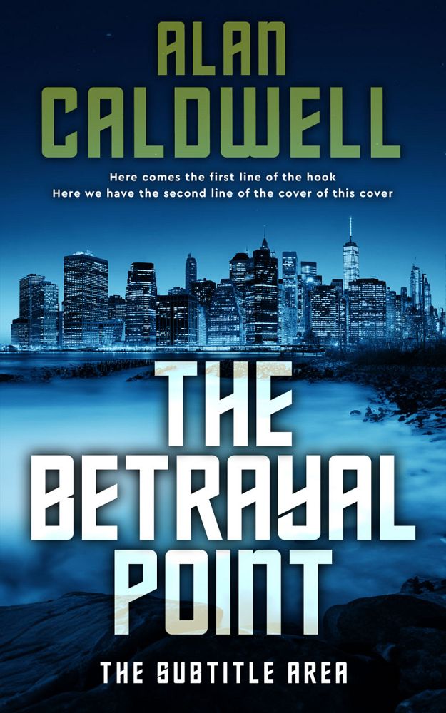 Front view of Black #31293 - Premade Mystery & Thriller & Suspense Book Cover | BookCoverZone
