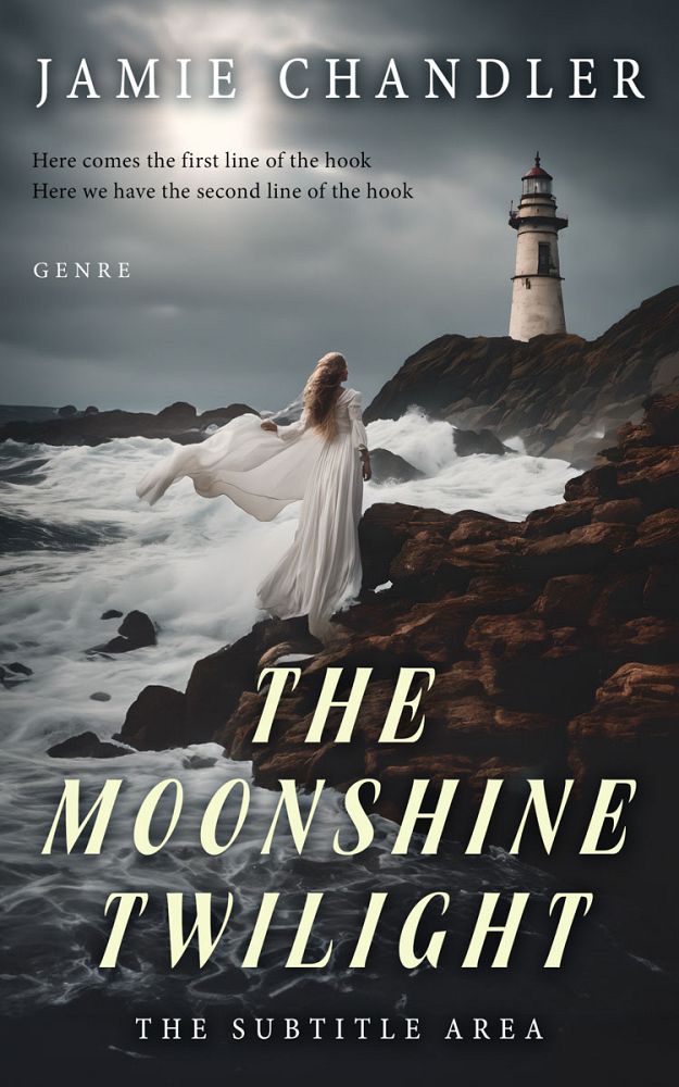 Front view of Cape Cod #31371 - Premade Fantasy Book Cover | BookCoverZone