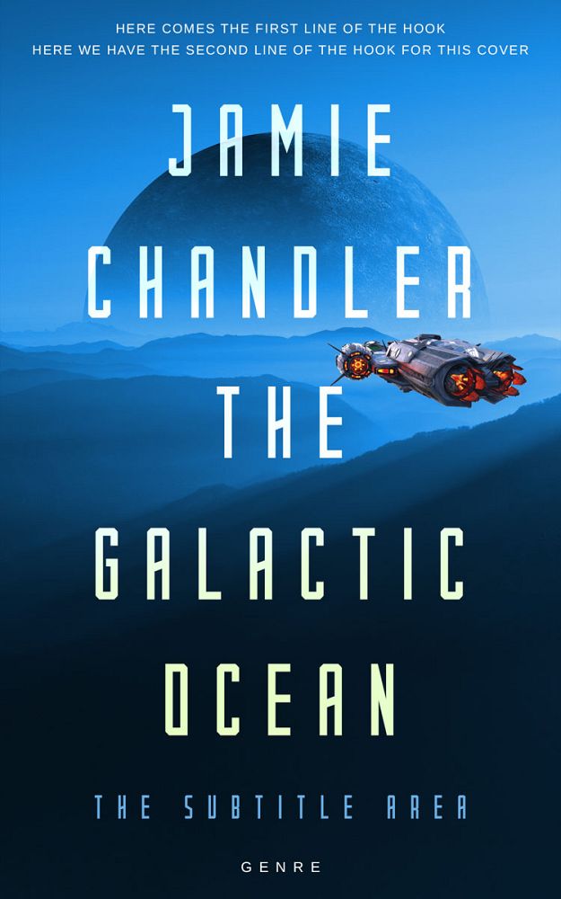 Front view of Black Pearl #31413 - Premade Science Fiction Book Cover | BookCoverZone