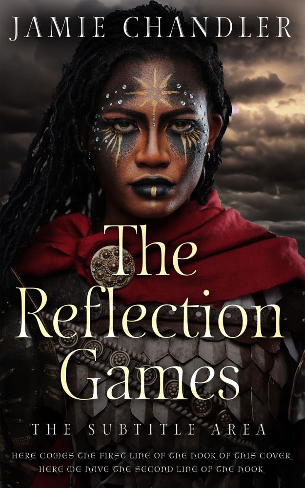 Front view of Cocoa Brown #31534 - Premade Fantasy Book Cover | BookCoverZone