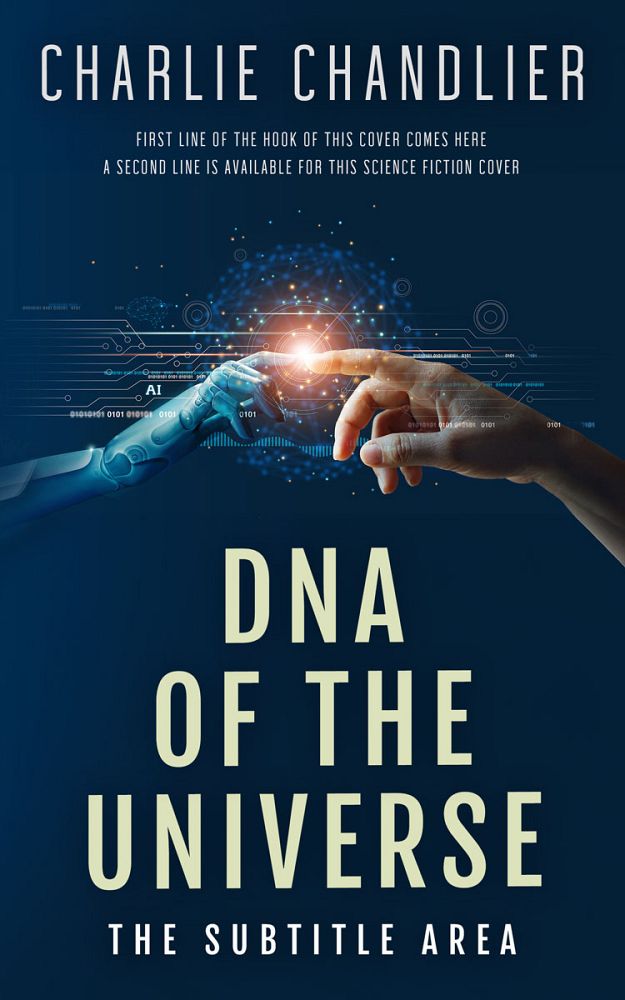 Front view of Tiber #31641 - Premade Science Fiction Book Cover | BookCoverZone