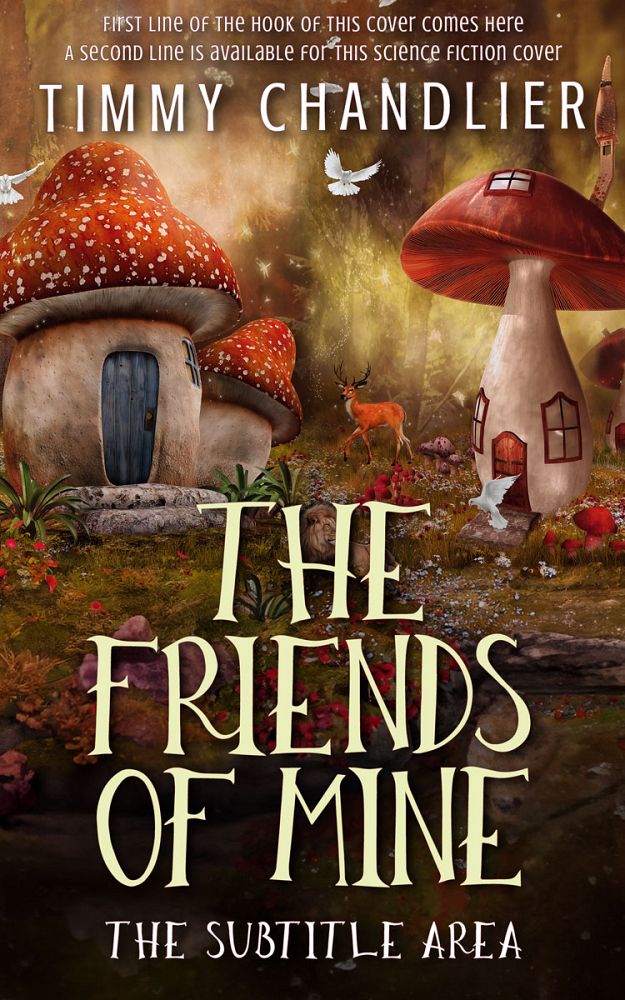 Front view of Cedar #31676 - Premade Fantasy Book Cover | BookCoverZone