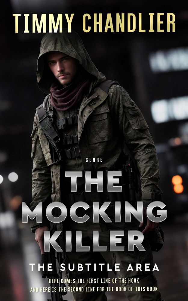 Front view of Cod Gray #31704 - Premade Mystery & Thriller & Suspense Book Cover | BookCoverZone
