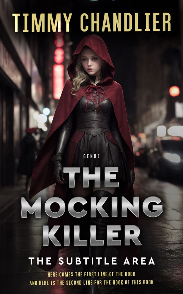 Front view of Cod Gray #31705 - Premade Fantasy Book Cover | BookCoverZone