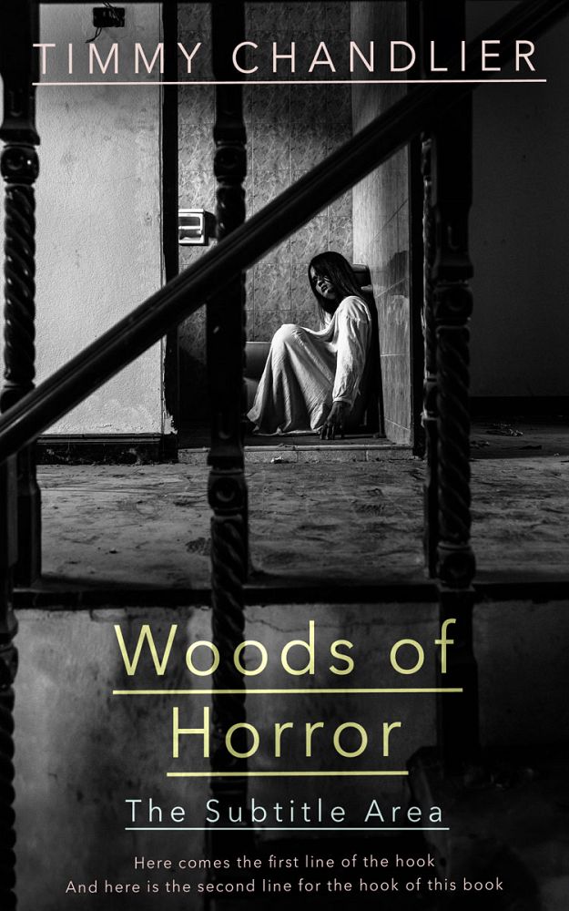 Front view of Cod Gray #31728 - Premade Horror Book Cover | BookCoverZone