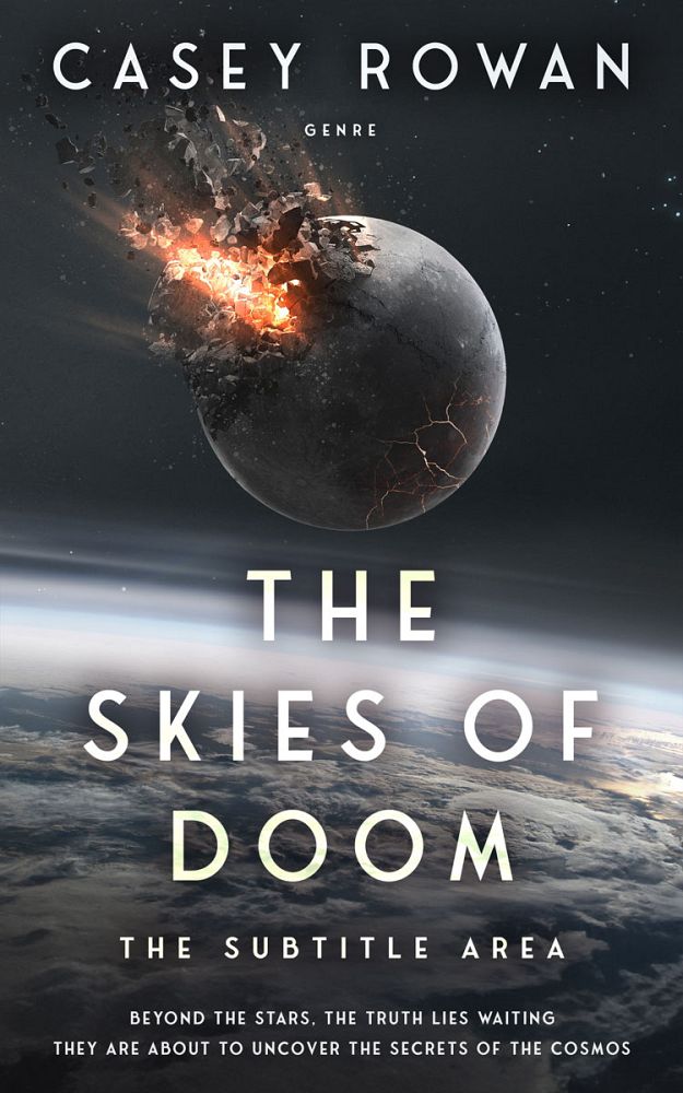 Front view of Shark #31863 - Premade Apocalyptica Book Cover | BookCoverZone