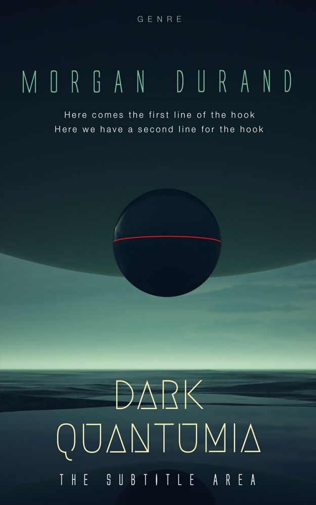 Front view of Gable Green #31988 - Premade Science Fiction Book Cover | BookCoverZone