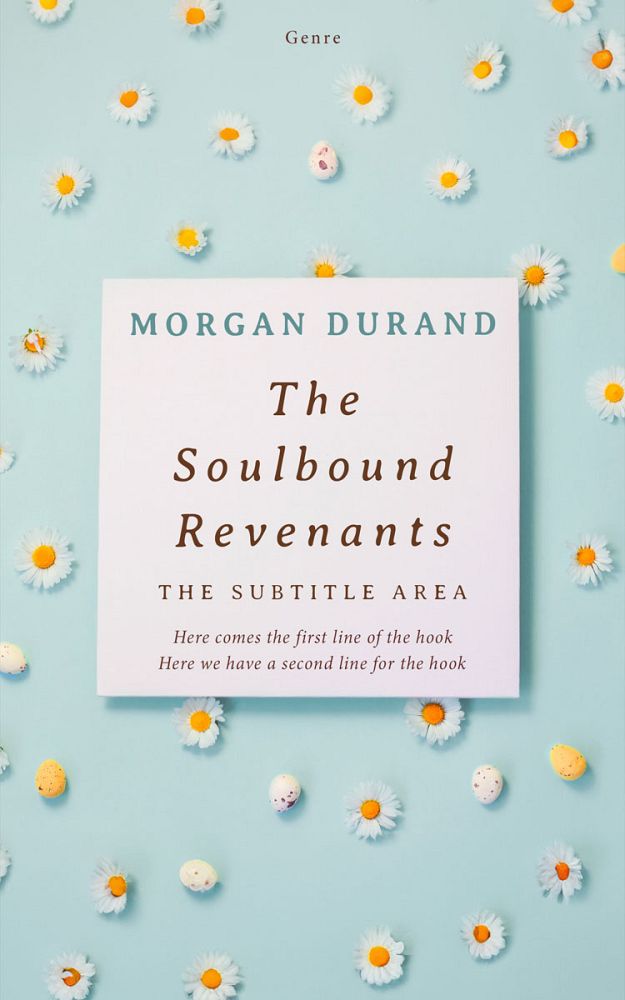 Front view of Nebula #32037 - Premade Poetry Book Cover | BookCoverZone