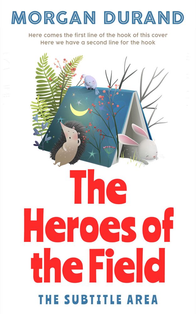 Front view of Swirl #32135 - Premade Nature Book Cover | BookCoverZone