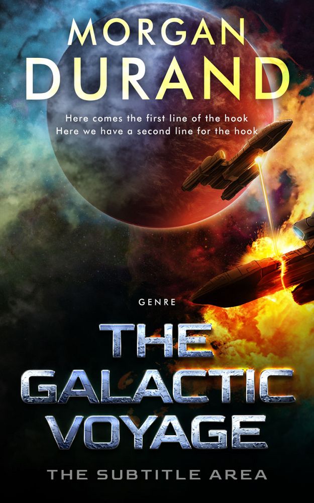 Front view of Thunder #32182 - Premade Science Fiction Book Cover | BookCoverZone
