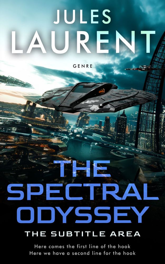 Front view of Nebula #32184 - Premade Science Fiction Book Cover | BookCoverZone