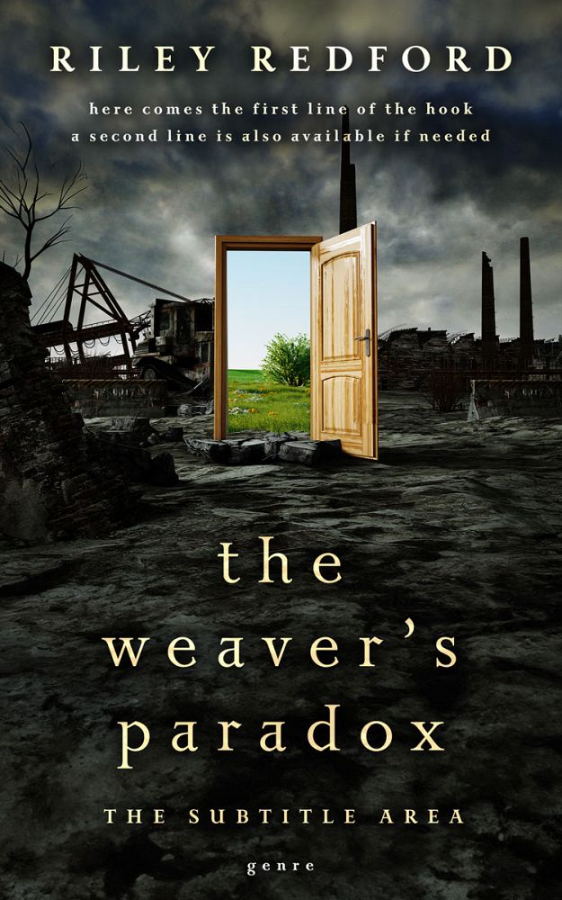 Front view of Heavy Metal #32327 - Premade Surreal Book Cover | BookCoverZone