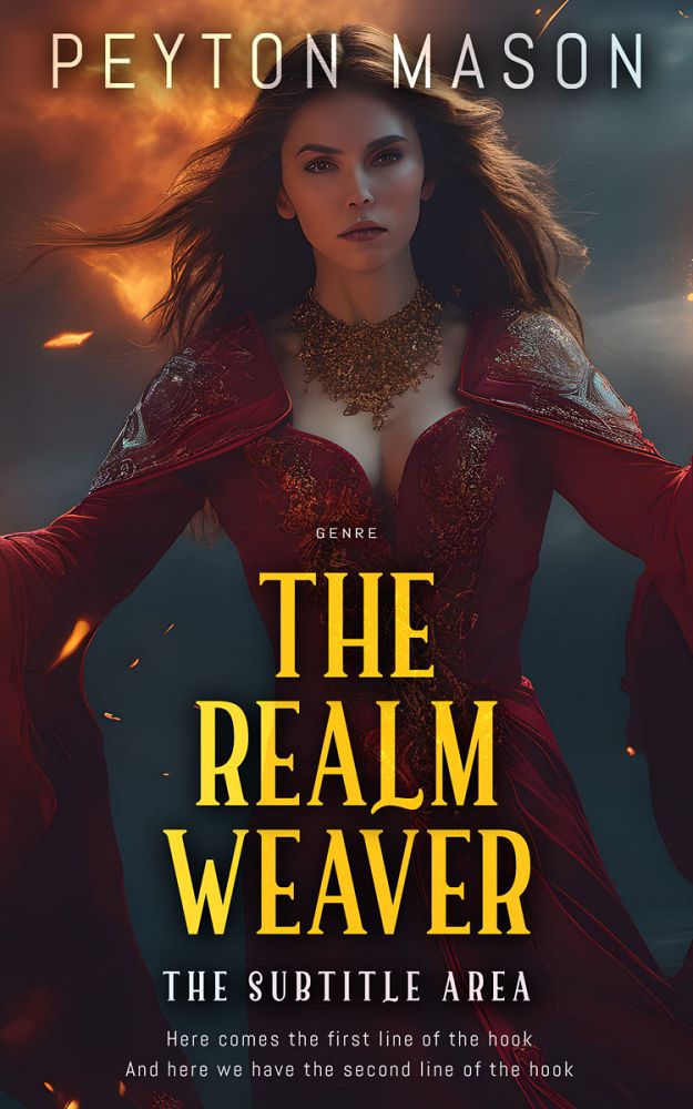 Front view of Thunder #32336 - Premade Fantasy Book Cover | BookCoverZone