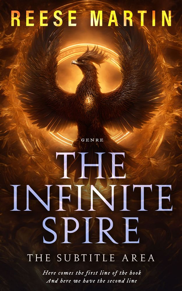 Front view of Graphite #32350 - Premade Fantasy Book Cover | BookCoverZone