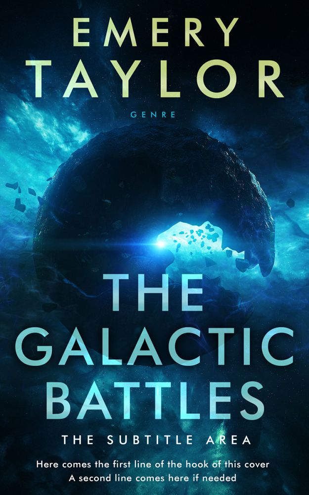 Front view of Black Pearl #32484 - Premade Apocalyptica Book Cover | BookCoverZone