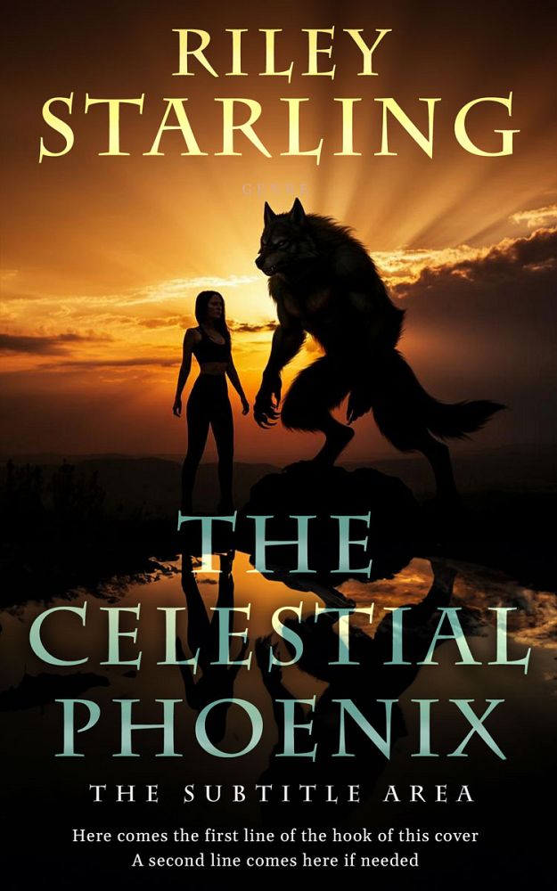 Front view of Raw Sienna #32495 - Premade Fantasy Book Cover | BookCoverZone