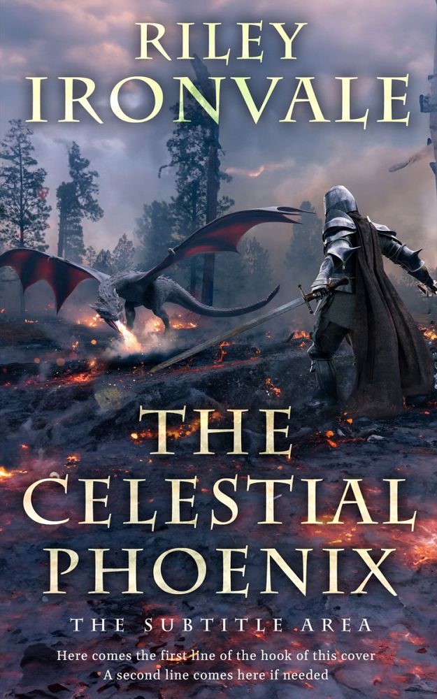 Front view of Tuna #32500 - Premade Fantasy Book Cover | BookCoverZone