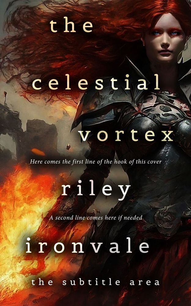 Front view of Night Rider #32509 - Premade Fantasy Book Cover | BookCoverZone