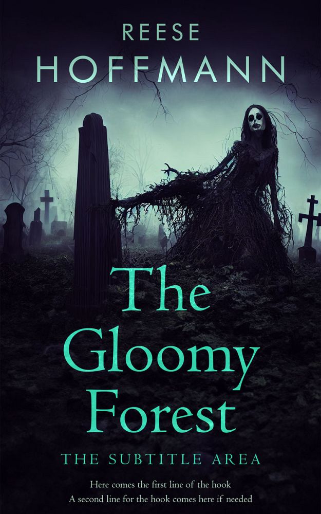 Front view of Gulf Stream #32555 - Premade Horror Book Cover | BookCoverZone