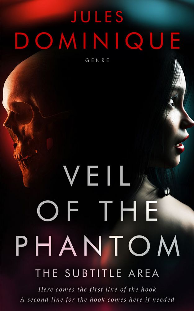 Front view of Cod Gray #32562 - Premade Horror Book Cover | BookCoverZone