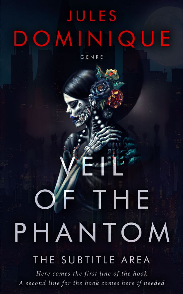 Front view of Vulcan #32575 - Premade Fantasy Book Cover | BookCoverZone