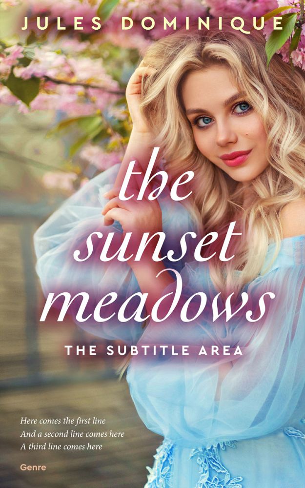 Front view of Pharlap #32636 - Premade Chick Lit Book Cover | BookCoverZone