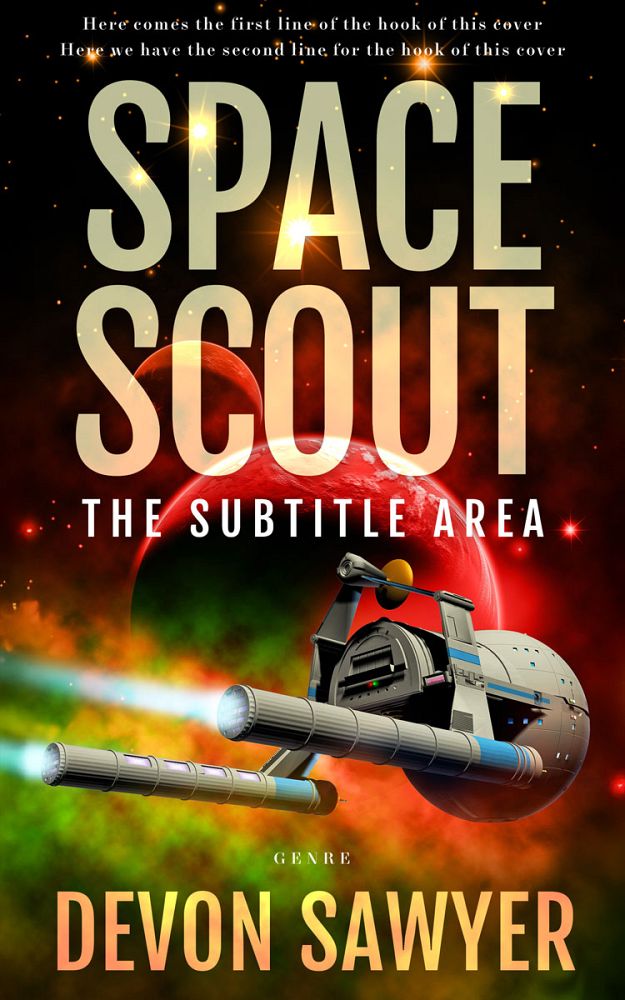 Front view of Tumbleweed #32684 - Premade Science Fiction Book Cover | BookCoverZone