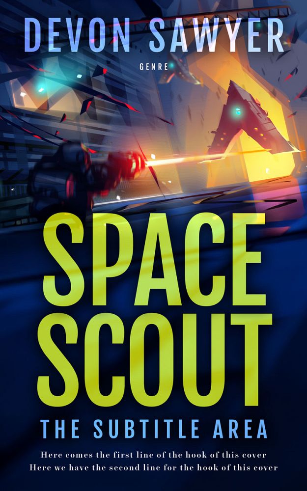 Front view of Big Stone #32689 - Premade Science Fiction Book Cover | BookCoverZone