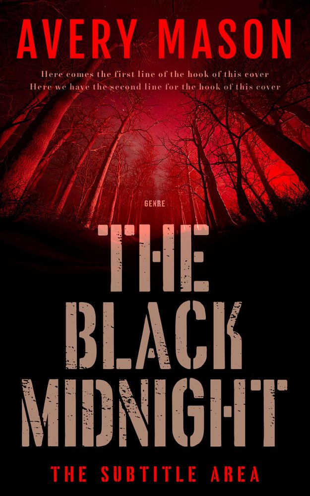 Front view of Chestnut #32716 - Premade Horror Book Cover | BookCoverZone