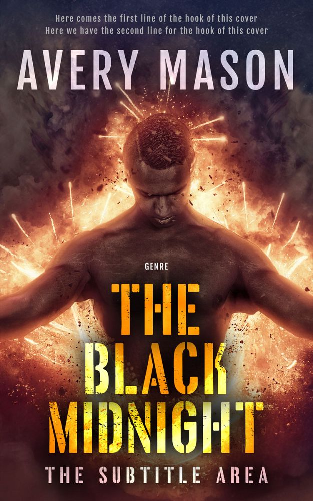 Front view of Jon #32720 - Premade Horror Book Cover | BookCoverZone
