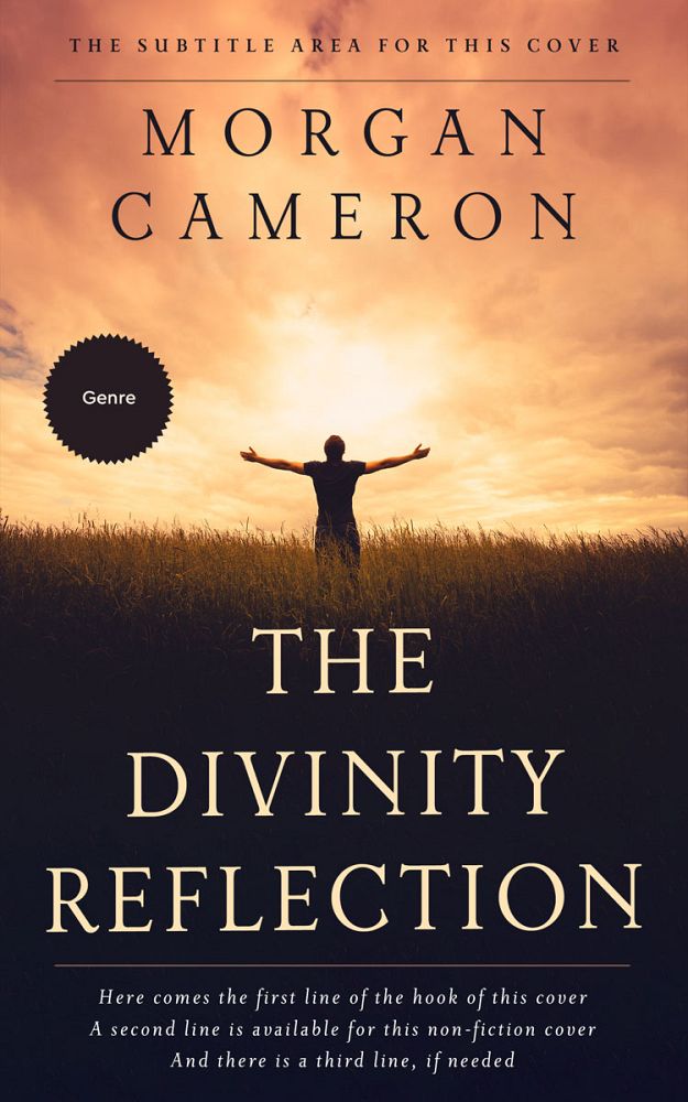 Front view of Thunder #32729 - Premade Religion & Spirituality Book Cover | BookCoverZone