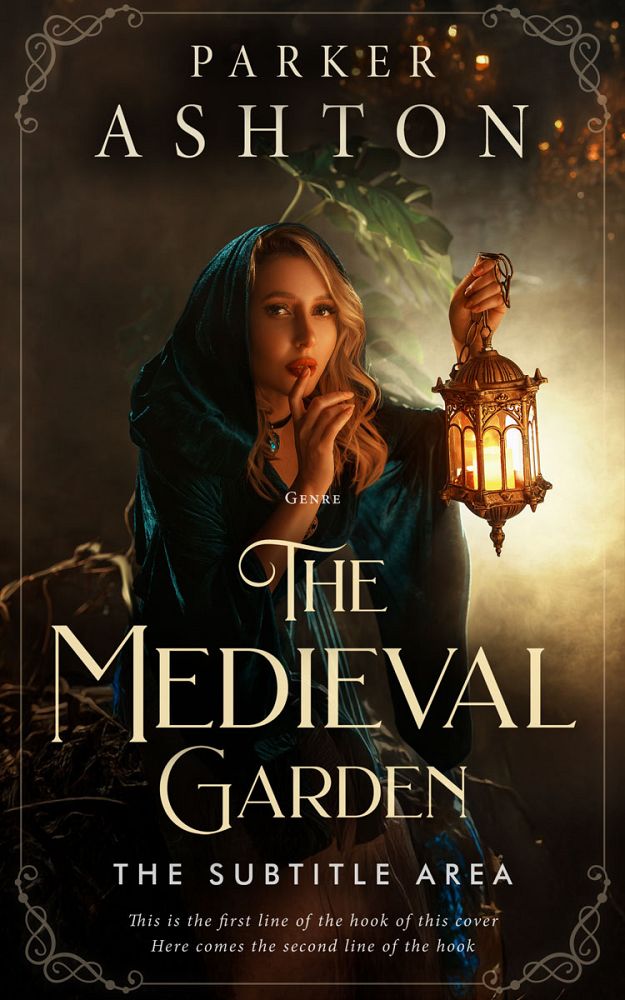 Front view of Oil #32797 - Premade Fantasy Book Cover | BookCoverZone