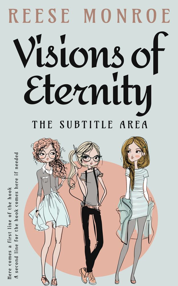 Front view of Celeste #32844 - Premade Teen & Young Adult Book Cover | BookCoverZone