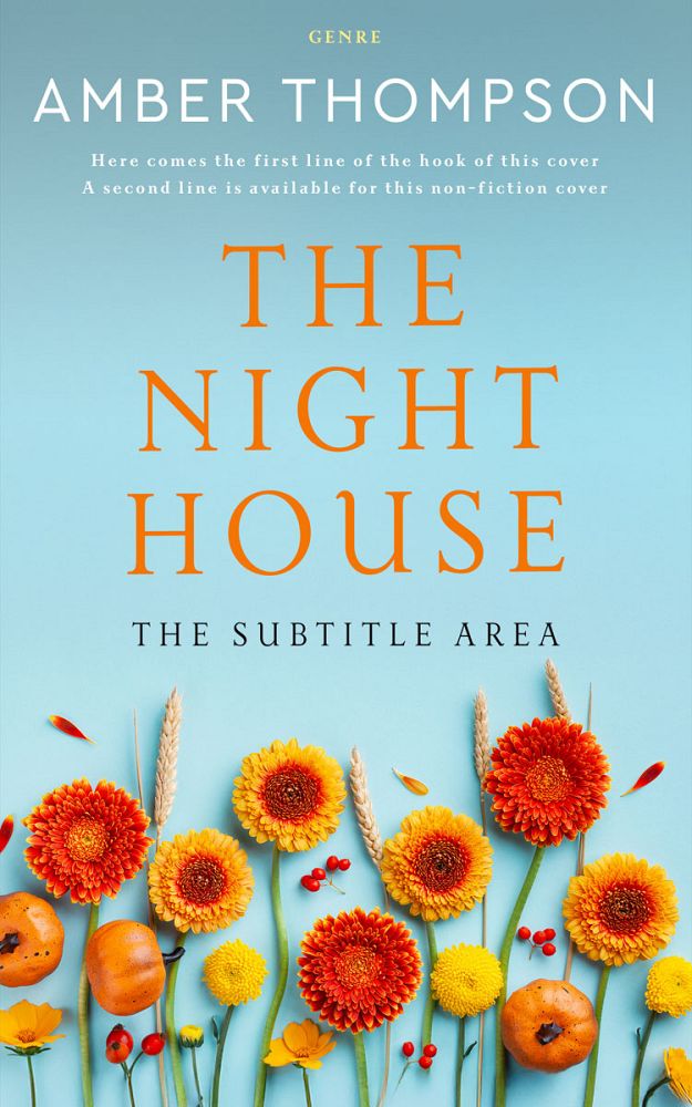 Front view of Aqua Island #32902 - Premade Poetry Book Cover | BookCoverZone