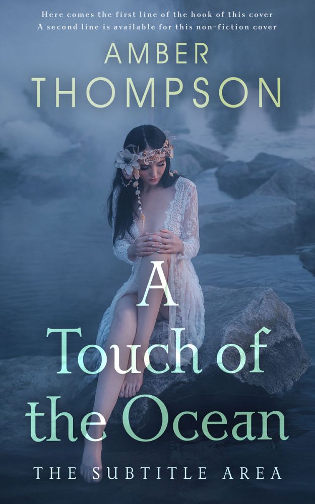 Front view of Blue Bayoux #32916 - Premade Fantasy Book Cover | BookCoverZone