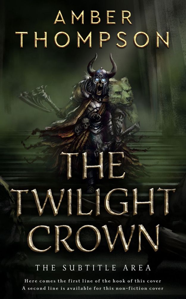 Front view of Rangoon Green #32941 - Premade Fantasy Book Cover | BookCoverZone