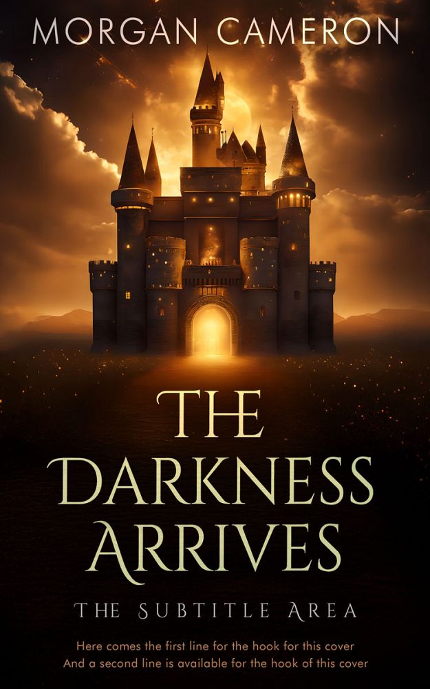 Front view of Asphalt #33163 - Premade Fantasy Book Cover | BookCoverZone