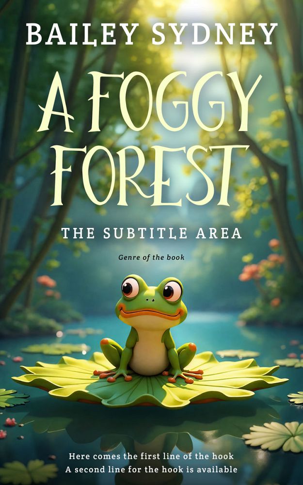 Front view of Tom Thumb #33483 - Premade Nature Book Cover | BookCoverZone