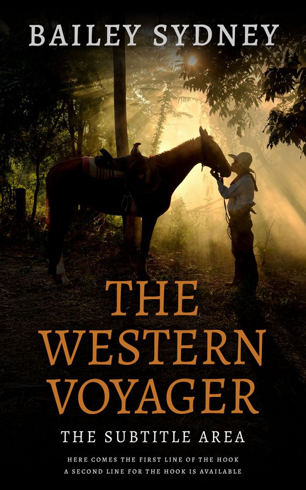 Front view of Twine #33516 - Premade Western Book Cover | BookCoverZone